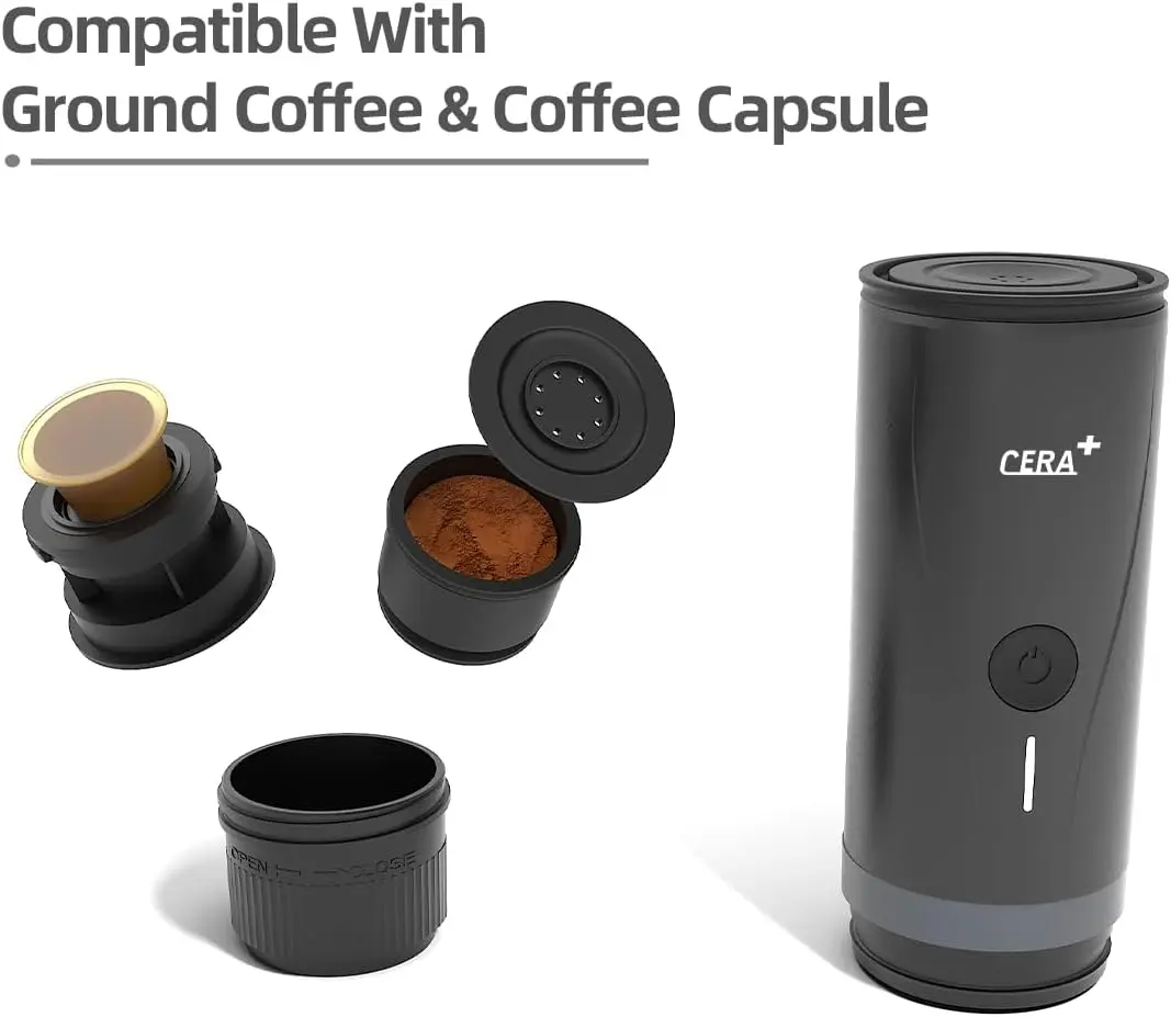 دستگاه اسپرسو ساز برقی قابل حمل مدل CERA+ pcm03